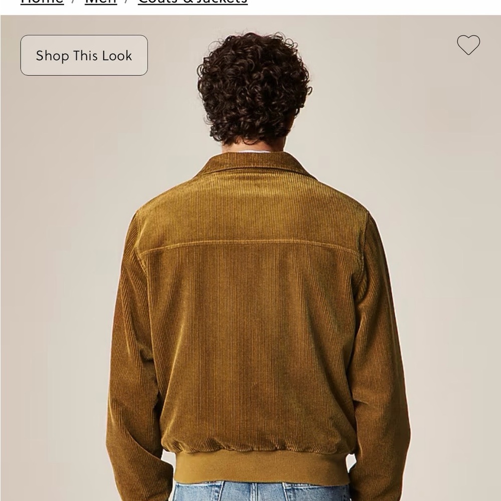 J. Crew Men's Corduroy Jacket in Tan - Picture 4 of 10